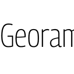 Georama SemiCondensed