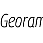 Georama SemiCondensed