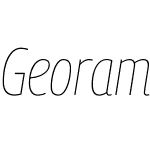 Georama SemiCondensed