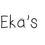Eka's Handwriting