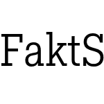 Fakt Slab SemiCondensed