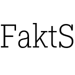 Fakt Slab SemiCondensed