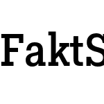 Fakt Slab SemiCondensed