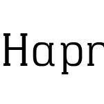 Hapna Slab Serif