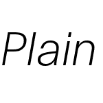 Plain