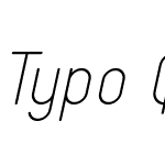 Typo Quik Thin Demo