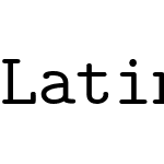 Latin Modern Mono