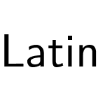 Latin Modern Sans