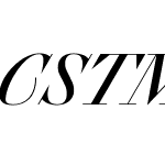 CSTM Xprmntl 02 Italic