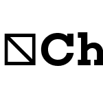 ☞Choplin SemiBold