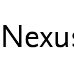 Nexus Sans Offc Pro