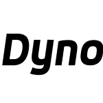 DynoBoldItalic