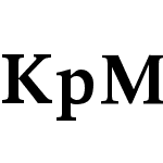 KpMath Bold