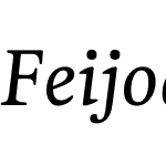Feijoa-MediumItalic