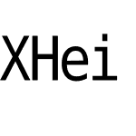 XHei Mono.Heiti