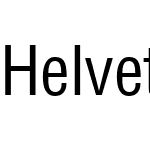 Helvetica Condensed