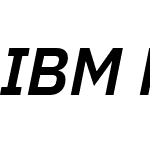 IBM Plex Sans SemiBold