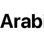 Arabic UI Display Medium