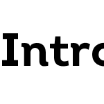 Intro Bold Alt