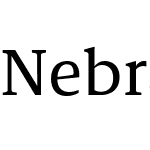 Nebras Serif Light
