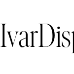 Ivar Display Condensed