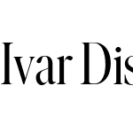 Ivar Display Condensed