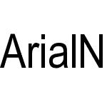 Arial Narrow