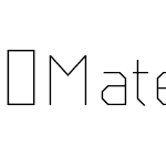 ☞MateriaPro Thin