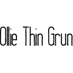 Ollie Thin Grunge