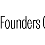 Founders Grotesk XCond