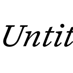 Untitled Serif