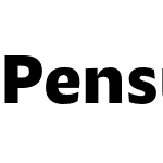 Pensum Sans