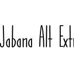 Jabana Alt ExtraCondensed