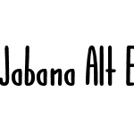 Jabana Alt ExtraCondensed