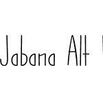 Jabana Alt Narrow