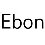 Ebony