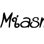 Miasma Light Bold Oblique