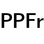 PP Fragment Sans