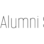 Alumni Sans Pinstripe