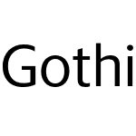 Gothia Sans