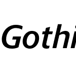 Gothia Sans