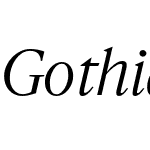 Gothia Serif