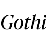 Gothia Serif