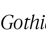 Gothia Serif