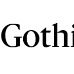 Gothia Serif