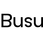 Busup Sans