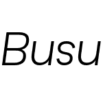 Busup Sans