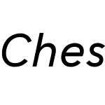 Chesna Grotesk