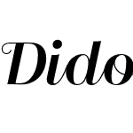 Didonesque Script