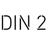 DIN 2014 Stencil